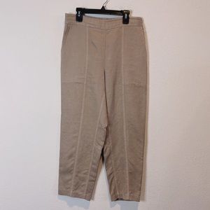 Eileen Fisher Tencel Lyocell Linen Wide Leg Comfy Pants Lightweight Size SP